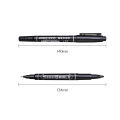 Stationery big volume smooth colored double tip art marker pens